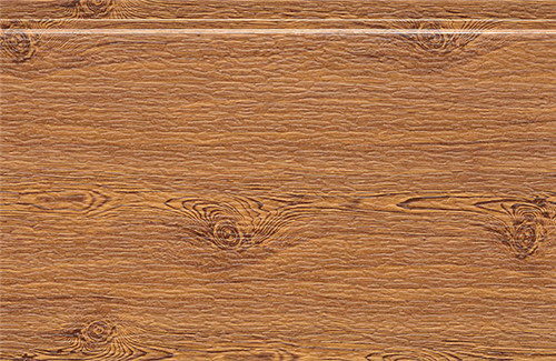 Wood Pattern PU Metal Carved Sidin