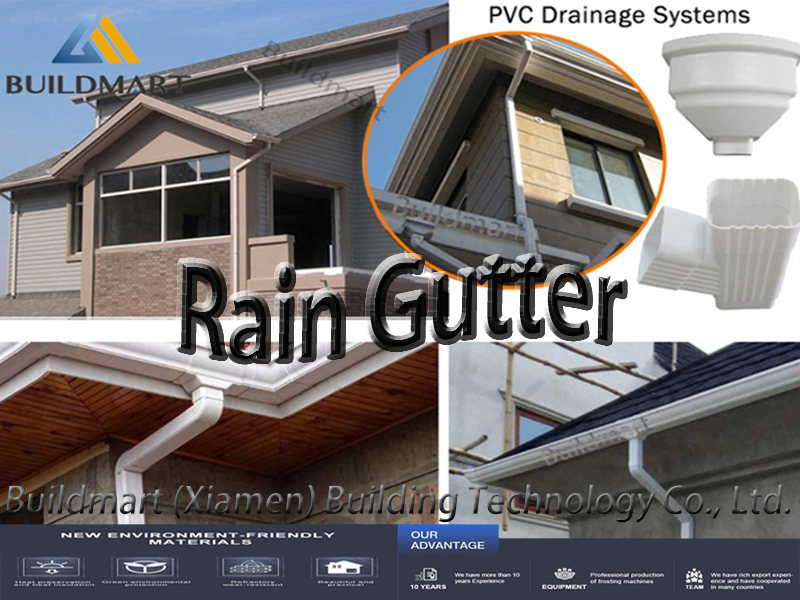 Rain Water Gutter Fittings Application