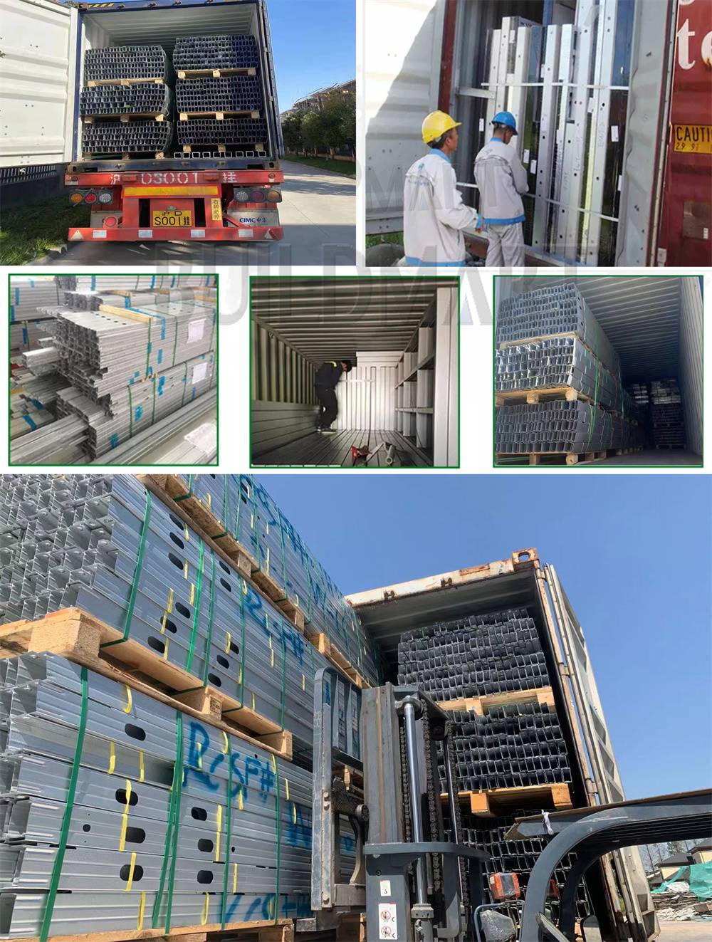 Light Steel Frame Prefabricated home Packing and Loading